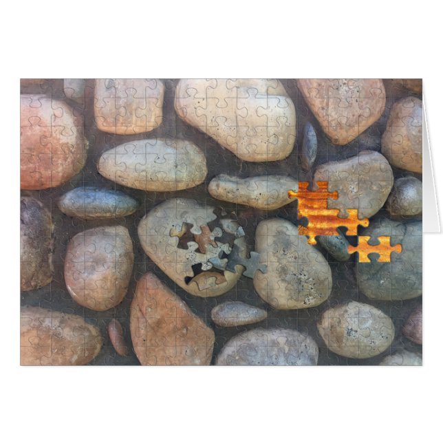 River Rock Wall Photographie Abstrait Style famili (Devant horizontal)