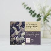 River Rocks Afbeelding in Mauve en Tan Spa heropen Briefkaart (Staand voorkant)