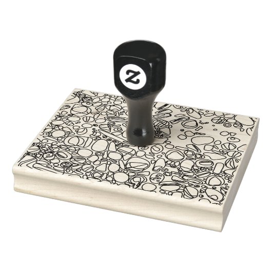 River Rocks textuur Rubberstempel (Stempel)