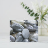 River Rocks Zen Postcard Briefkaart (Staand voorkant)