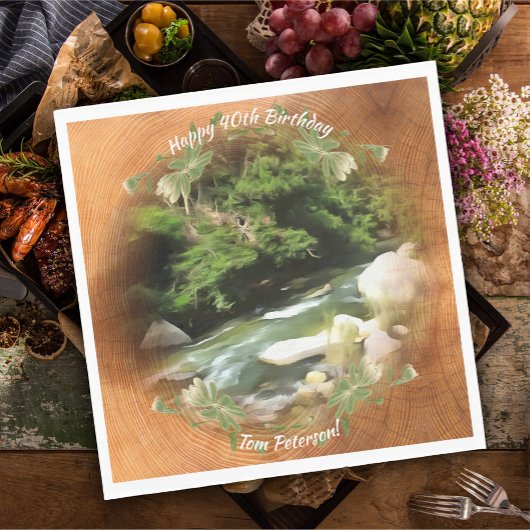 River South Verjaardag 0365 Servet