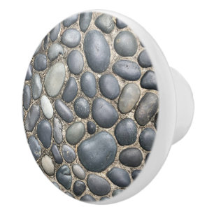 River Stone Pattern Keramische Knop