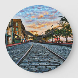 River Street, Savannah Clock Grote Klok