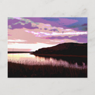 RIVER SUNSET BRIEFKAART