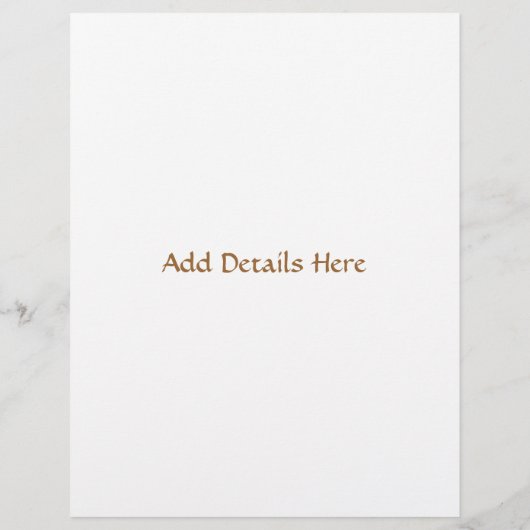 RIVER SUNSET FLYER (Achterkant)