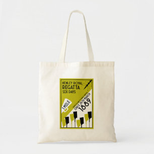 River Thames Regatta - retro stijl roeien Tote Bag