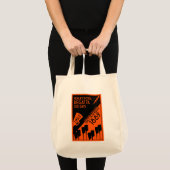 River Thames Regatta - retro stijl roeien Tote Bag (Voorkant (product))