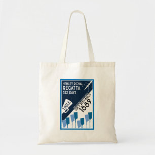 River Thames Regatta - retro stijl roeien Tote Bag