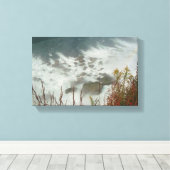 River Water Green Blue Valley Landschap Canvas Afdruk (Insitu (Houten vloer))