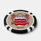Rivera Heraldic Arms Pokerchips (Enkel)
