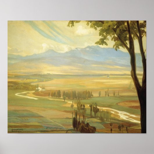 Rivera's "Avila Morning"-poster Poster (Voorkant)