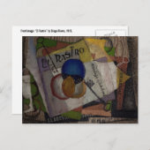 Rivera's briefkaart El Rastro (Voorkant / Achterkant)