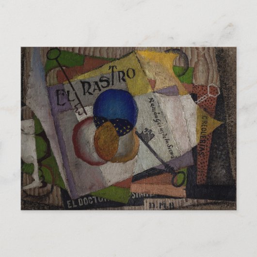 Rivera's briefkaart El Rastro (Voorkant)