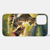 Riverbank Cheetah Encounter Case-Mate iPhone Case (Achterkant (horizontaal))