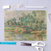 Riverbank van Cezanne Tissue Paper Tissuepapier (Craft)
