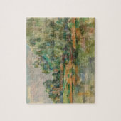 Riverbank van Paul Cezanne Puzzle Legpuzzel (Verticaal)