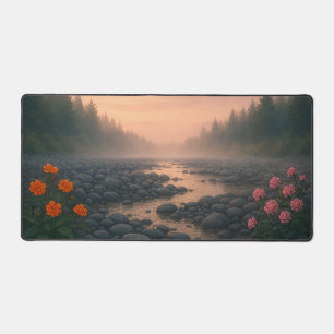 Riverbed Sunrise Landschap Bureaumat