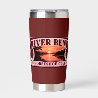 RiverBend HorseShoe Club Bekertje Geïsoleerde Drinkbeker
