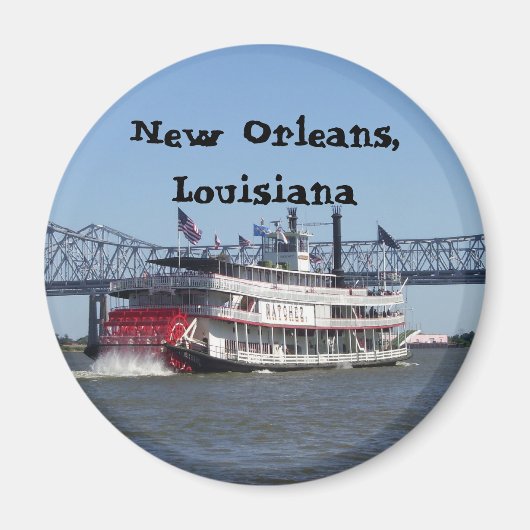 Riverboat in New Orleans Magneet (Voorkant)
