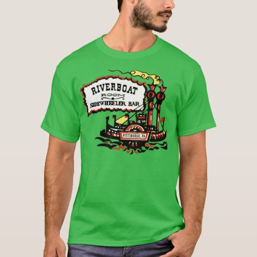 Riverboat Room - Sidewheeler Bar T-shirt (Voorkant)