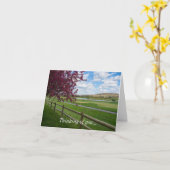 Rivercut Au Printemps Penser À Votre Carte (Fleur jaune)