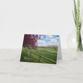 Rivercut Dans Le Carte de remerciements Spring (Devant)