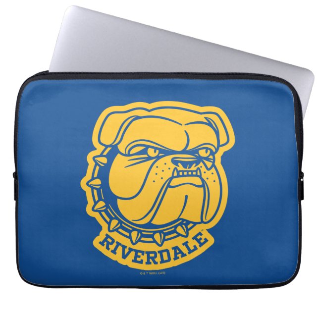 Riverdale Bulldog Head Laptop Sleeve (Voorkant)