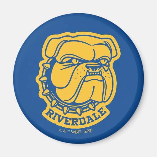 Riverdale Bulldog Head Magneet (Voorkant)