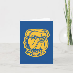Riverdale Bulldog Head Notitiekaartje