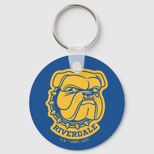 Riverdale Bulldog Head Sleutelhanger (Voorkant)