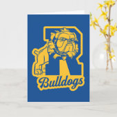Riverdale Bulldogs Letterman Kaart (Gele Bloem)