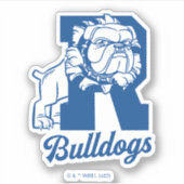 Riverdale Bulldogs Letterman Sticker (Voorkant)