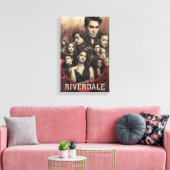 Riverdale Deer Skull Poster Canvas Afdruk (Insitu (Woonkamer))