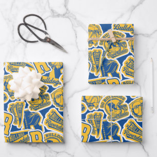 Riverdale Football en Cheer Pattern Inpakpapier Vel