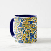 Riverdale Football en Cheer Pattern Mok (Voorkant links)
