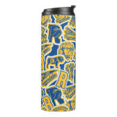 Riverdale Football en Cheer Pattern Thermosbeker (Gedraaid links)