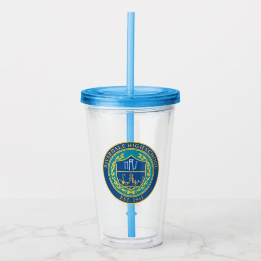 Riverdale High School Seal Acryl Drinkbeker (Voorkant)