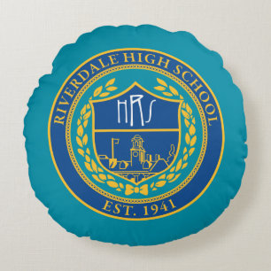 Riverdale High School Seal Rond Kussen