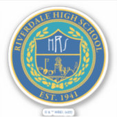 Riverdale High School Seal Sticker (Voorkant)