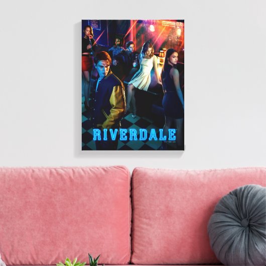 Riverdale Inside Pop Diner Poster Canvas Afdruk (Insitu (Woonkamer))