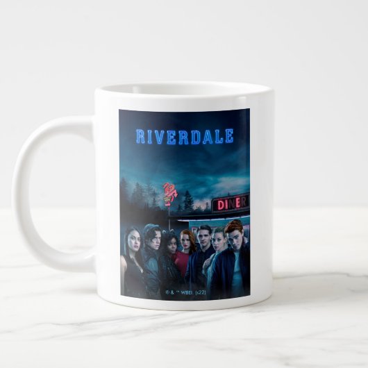Riverdale Outside Pop Diner Poster Extra Grote Beker (Links)