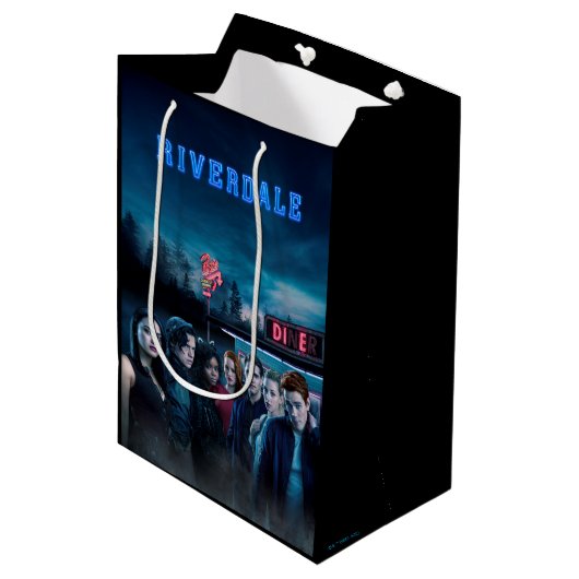 Riverdale Outside Pop Diner Poster Medium Cadeauzakje (Voorkant Gekanteld)