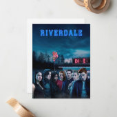 Riverdale Outside Pop Diner Poster Notitiekaartje (Voorkant / Achterkant in situ)
