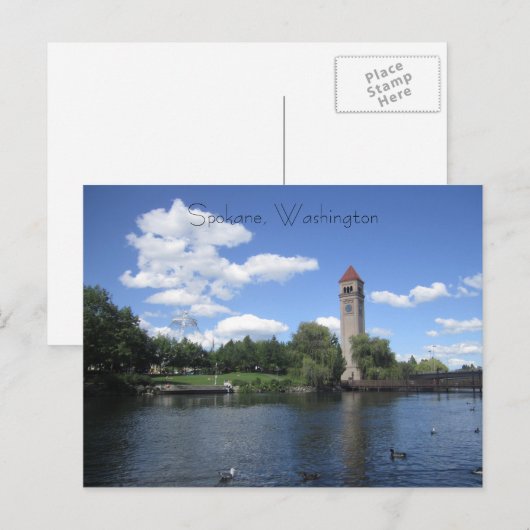 Riverfront Park Briefkaart (Voorkant / Achterkant)