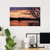 Riverhills Sunset Poster (Thuiskantoor)