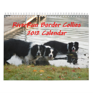 RiverRun Border Collies 2012-agenda Kalender