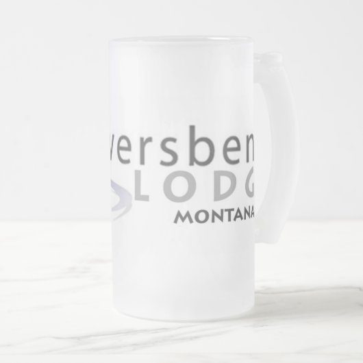 Rivers Bend Lodge Frosted Mok (Voorkant rechts)