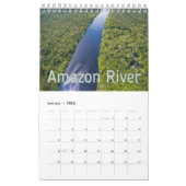 Rivers Collectie Wall Agenda Kalender (Jan 2026)