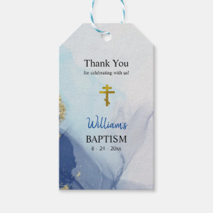 Rivers of Living Water Orthodoxe Christelijke Doop Cadeaulabel