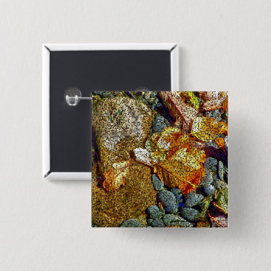 RIVERS VIERKANTE BUTTON 5,1 CM (Voorkant /achterkant)